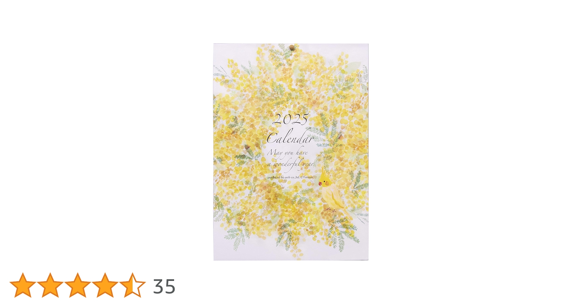 Amazon.co.jp: オーブ 2025年 カレンダー 壁掛け A3 torinos 鳥 TR